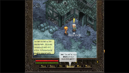 Captura de pantalla del juego Arcuz 2: Dungeons arcade clásico para jugar en navegador