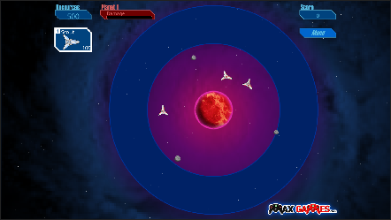 Captura de pantalla del juego Assault Fleet 🎮  arcade clásico para jugar en navegador