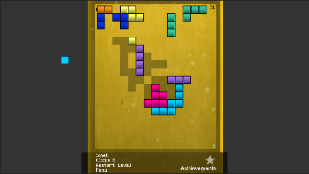 Captura de pantalla del juego Enigma Blocks 🧩⬜ | Jugar Gratis arcade clásico para jugar en navegador