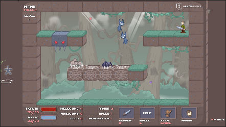 Captura de pantalla del juego Evil Forest 🟢✨ | Jugar Gratis  arcade clásico para jugar en navegador