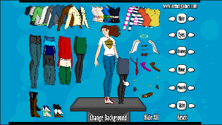 Captura de pantalla del juego Fashion Dress Up 🟢✨ | Jugar Gratis  arcade clásico para jugar en navegador