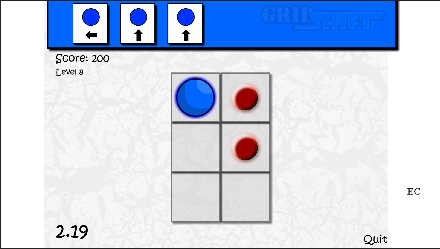 Captura de pantalla de Grid Shift 🔲🔄 | Jugar Gratis Online