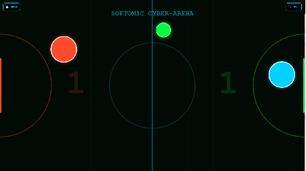 Captura de pantalla de Air Hockey Softomic 1.0 BETA 