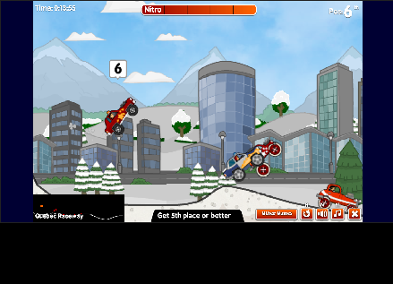 Captura de pantalla del juego Hot Rod Racing 💥🔫 | Jugar Gratis Online  arcade clásico para jugar en navegador