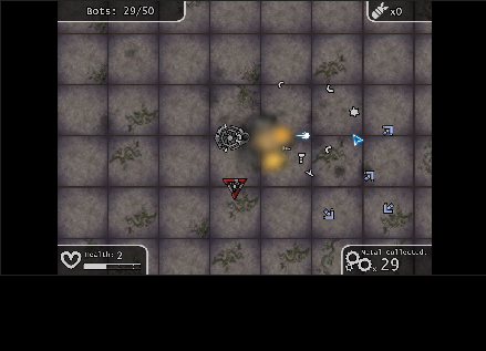 Captura de pantalla del juego Hover Bot Arena 2 💥🔫 | Jugar Gratis arcade clásico para jugar en navegador