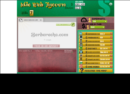 Captura de pantalla de Idle Web Tycoon 💥🔫 | Jugar Gratis 