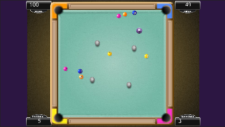Captura de pantalla de Impact Pool 🎱💥 | Jugar Gratis Online