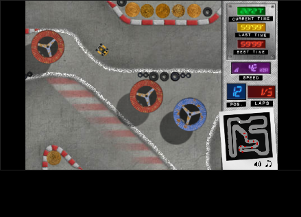 Captura de pantalla del juego Kart-on 🏎️📦 | Jugar Gratis Online arcade clásico para jugar en navegador