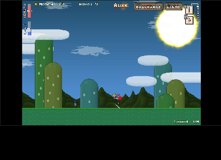 Captura de pantalla del juego Little Bitty Heroes 🛡️⚔️ | Jugar Gratis Online arcade clásico para jugar en navegador