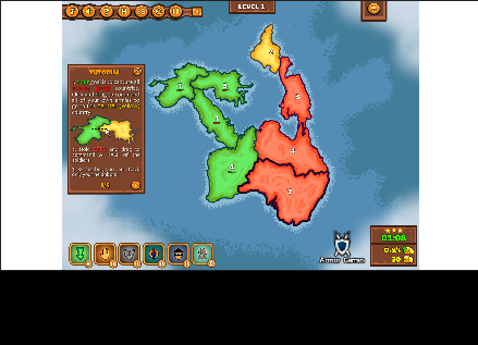 Captura de pantalla de Mainlands Wars ⚔️🌍 | Juego Flash Online 