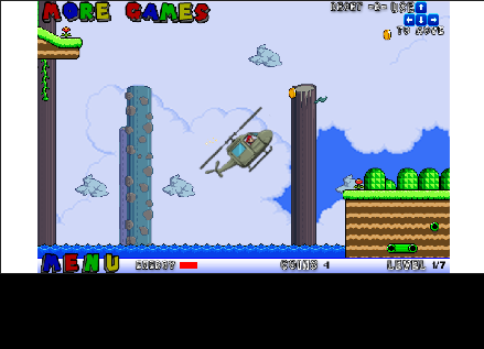 Mario Helicopter 2 💥🔫 | Jugar Gratis 