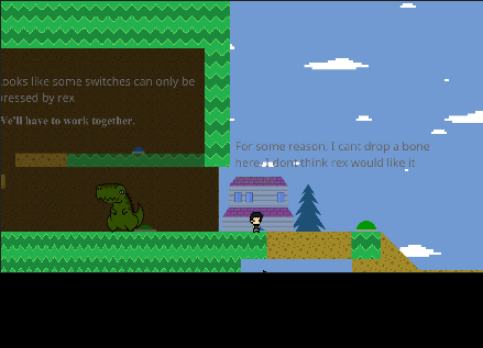 Captura de pantalla del juego Me and My Dinosaur 👁️🦖 | Jugar Gratis arcade clásico para jugar en navegador