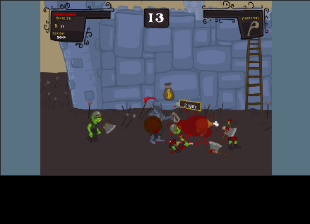 Captura de pantalla del juego Medieval Mercenary ⚔️🛡️ | Jugar Gratis arcade clásico para jugar en navegador