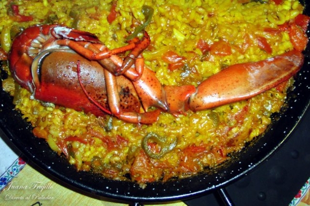 Paella de bogavante