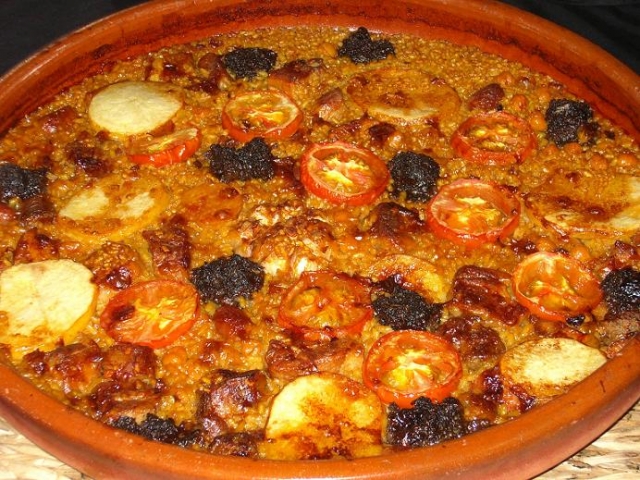 Arroz al horno, (Arròs al forn) 